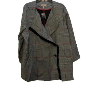 Laurie Felt Women's Jackets & Coats Laurie Felt Zoe Plaid Wrap Coat